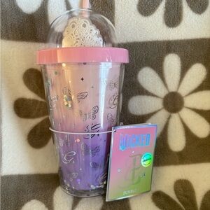 Wicked Pink & Purple Ombre Glinda Tumbler Goblet